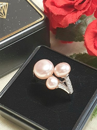 Perla amor ring 925er - amor-ring, in